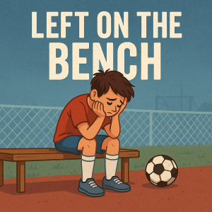 child is losing confidence sitting on the bench